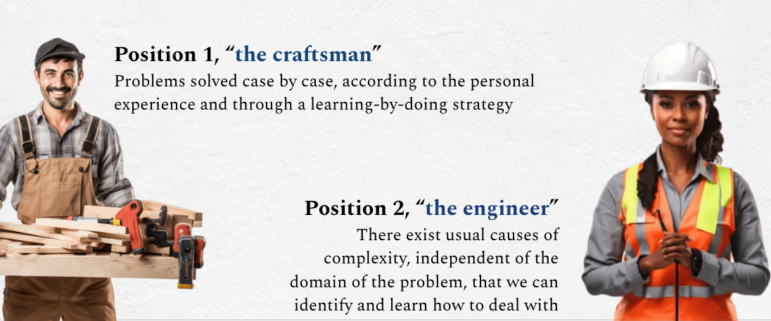 Craftsman and engineer metaphor